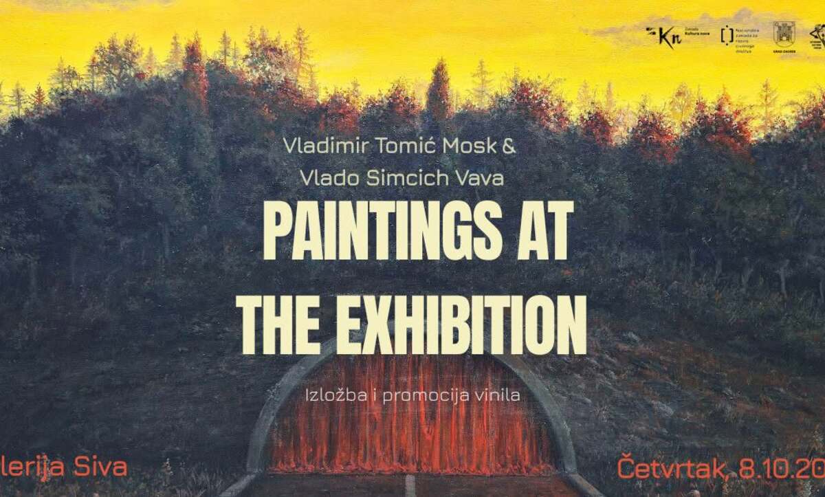 Galerija Siva | Vladimir Tomić Mosk i Vlado Simcich Vava: Paintings At The Exhibition